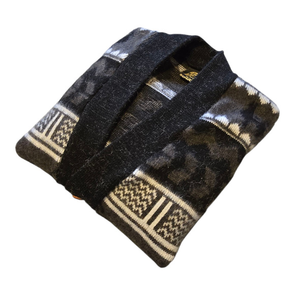 Vintage Tejido Ruminahui Sweater Mens Size XL Multi Grandpacore Heavy Heritage - Picture 2 of 10